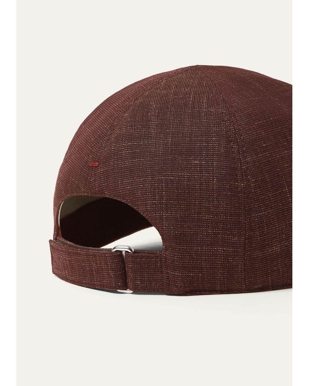 Loro Piana Brown Baseball Cap for men