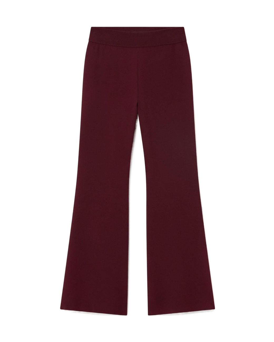 Stella McCartney Red Fine-Knit Trousers