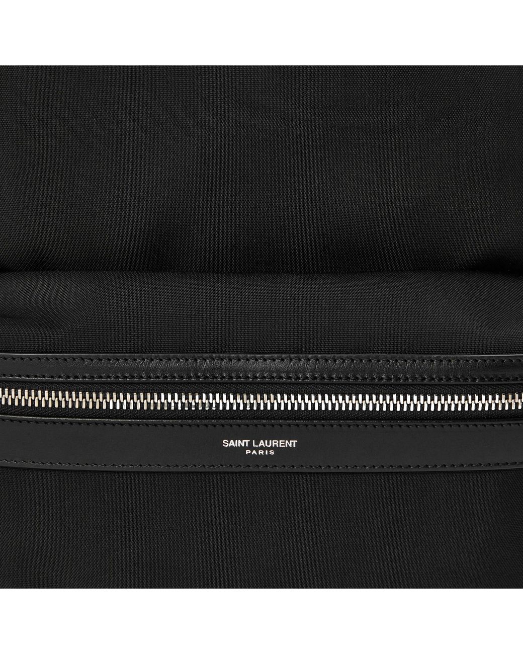Saint Laurent Black Simple Backpack for men