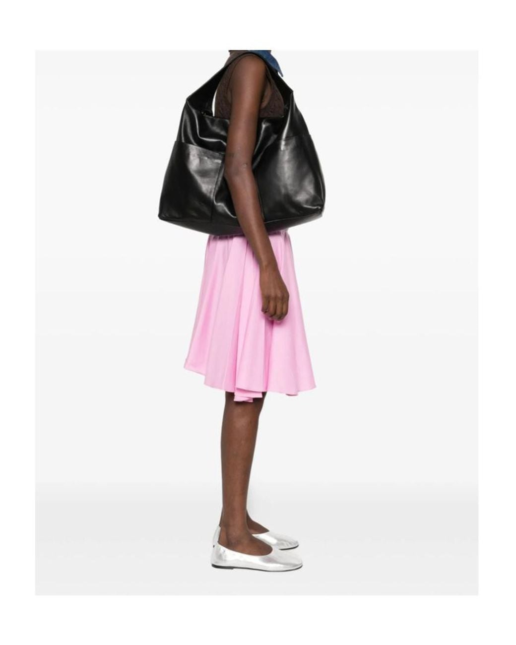 GIMAGUAS Black Maxi Sacco Bag