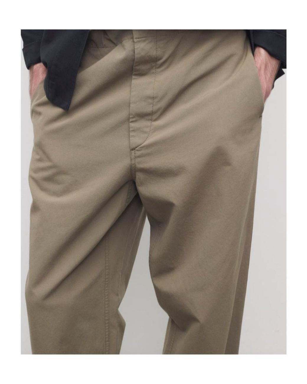 The Row Gray Time Cotton Trousers for men