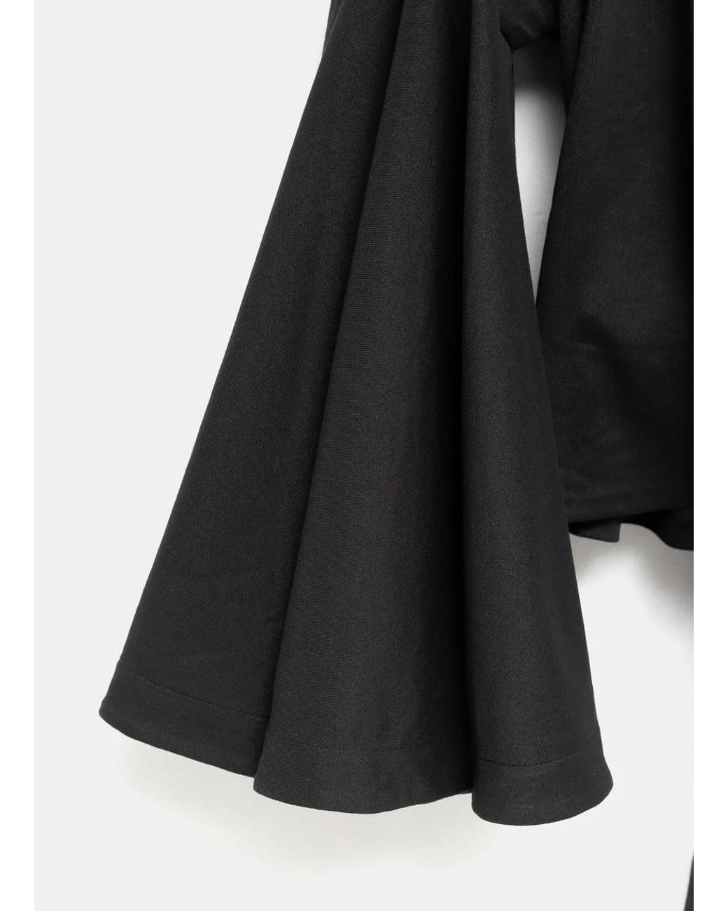 Jacquemus Black Le Cache Coeur Ventadou Wrap Top
