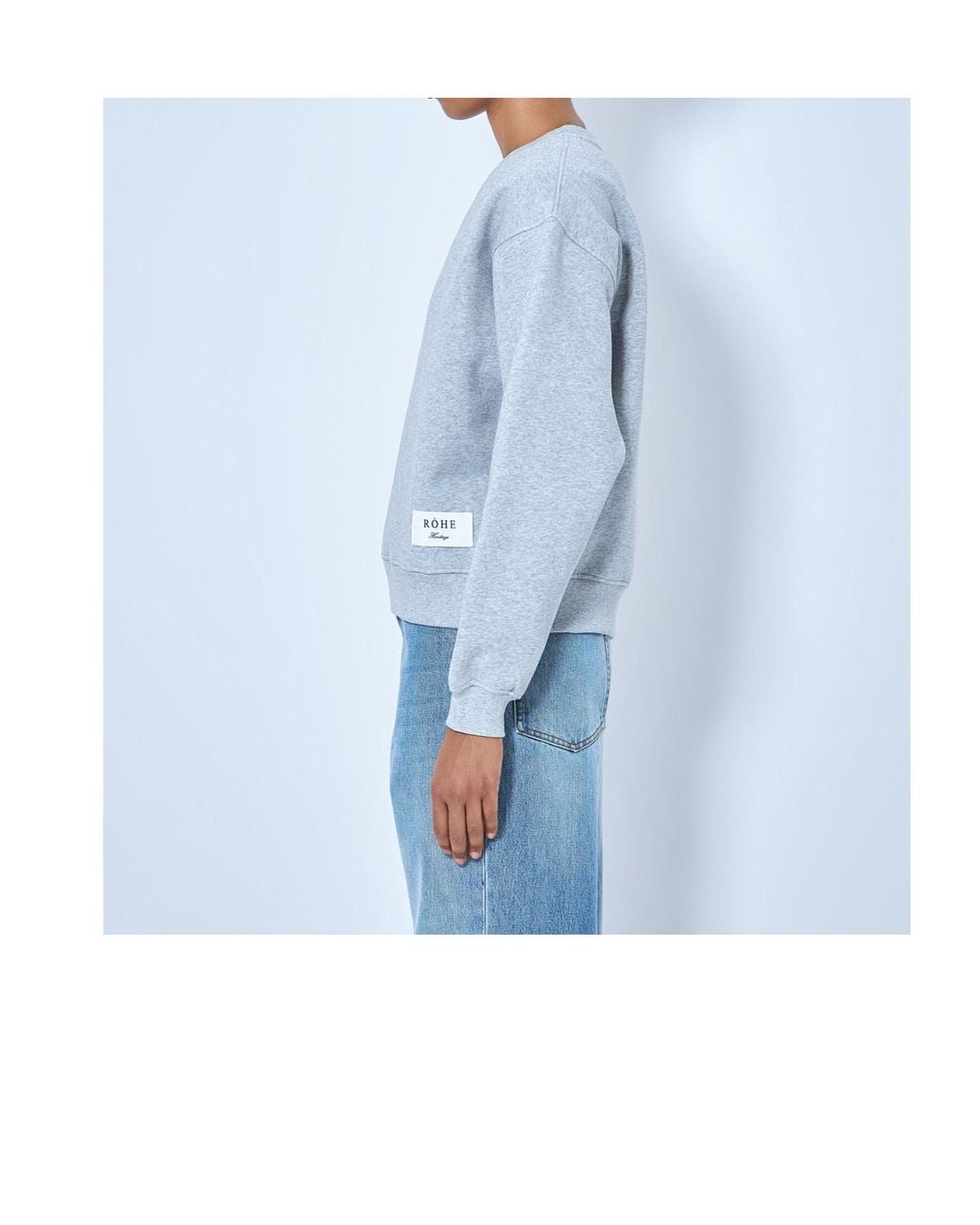 Rohe Blue Long-Sleeve Sweatshirt