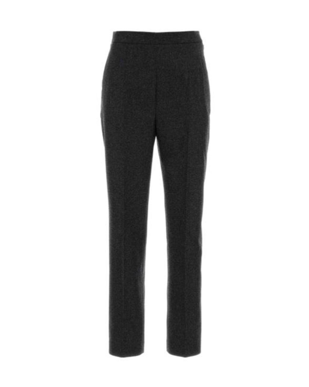 Jil Sander Black Straight-Leg Tailored Pants