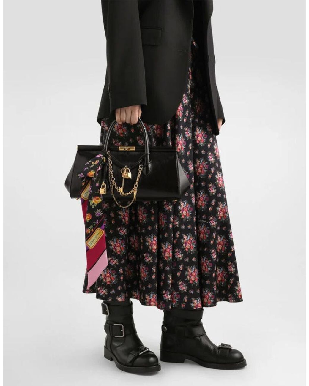 Dolce & Gabbana Black Marlene Everyday Bag