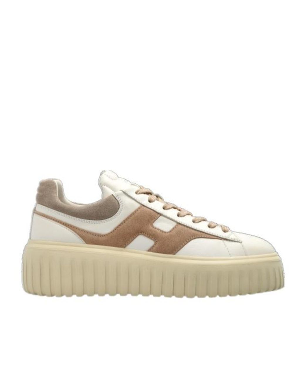 Hogan Natural Platform Lace-Up Trainers