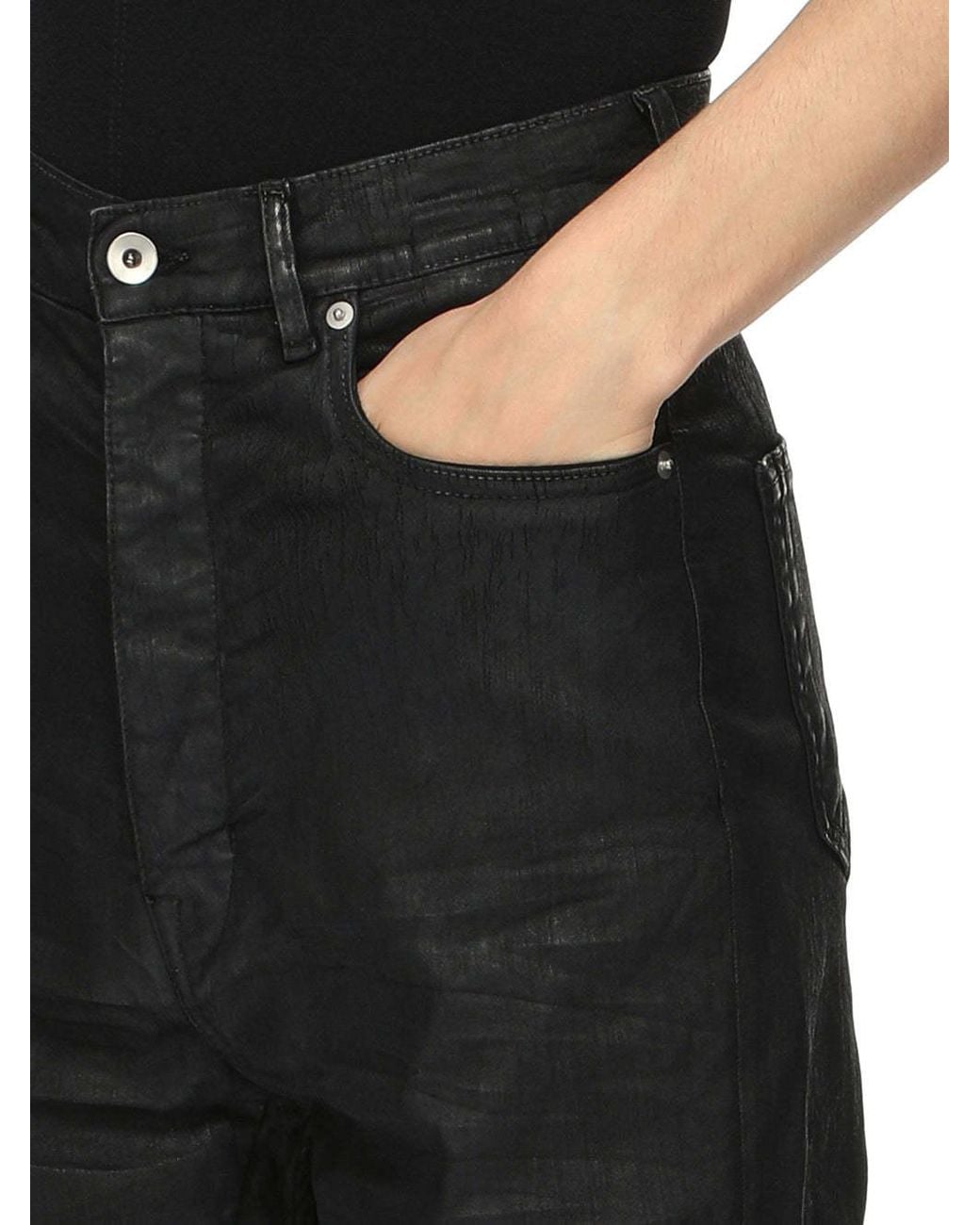 Rick Owens Black Bolan Bootcut Jeans for men