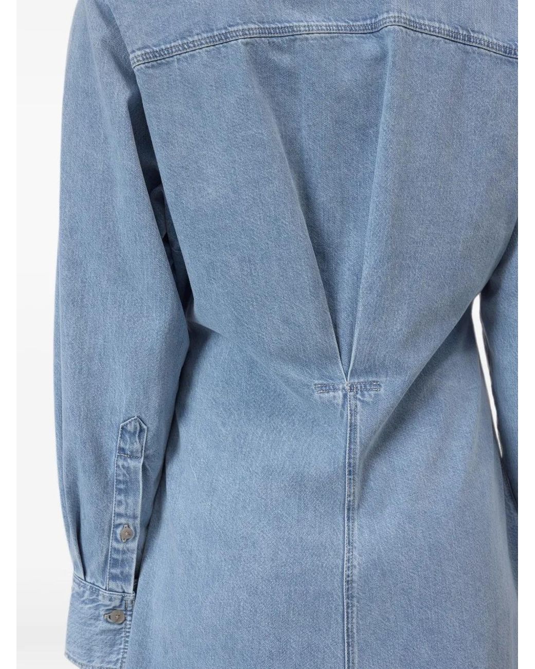 Closed Blue Waisted Denim Dress