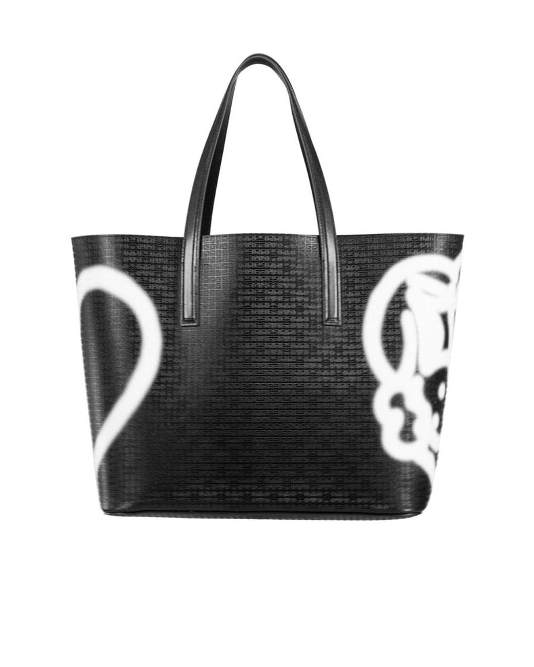 Givenchy Black Wing Logo-Embossed Leather Tote