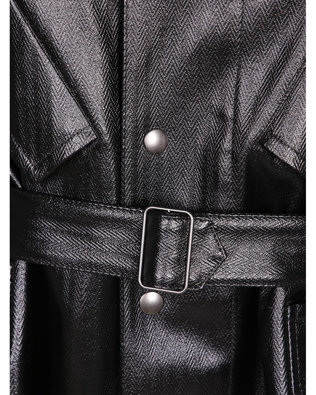 Maison Margiela Black Stand Up Collar Betled Jacket