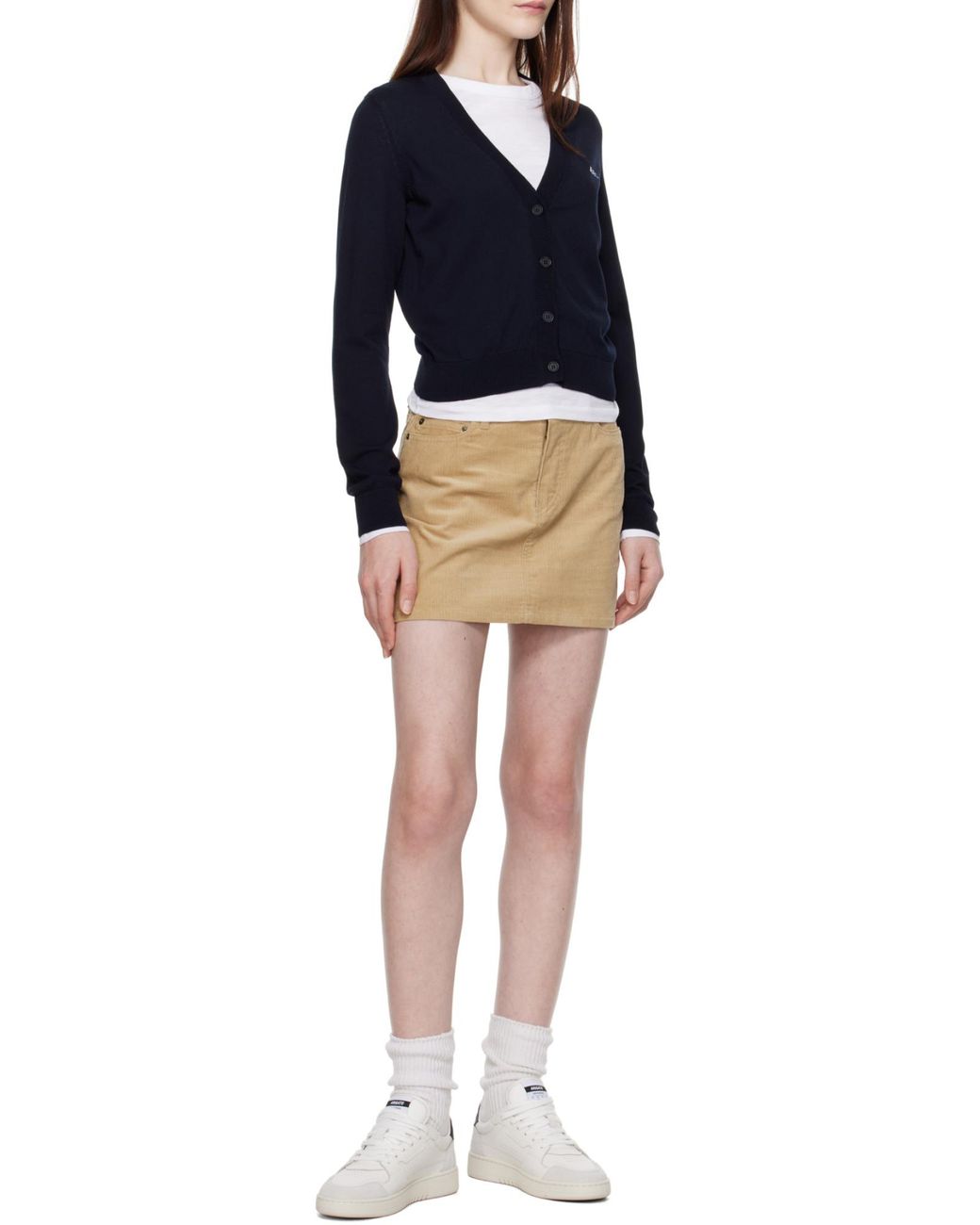 A.P.C. Black Josephine Cropped Cardigan