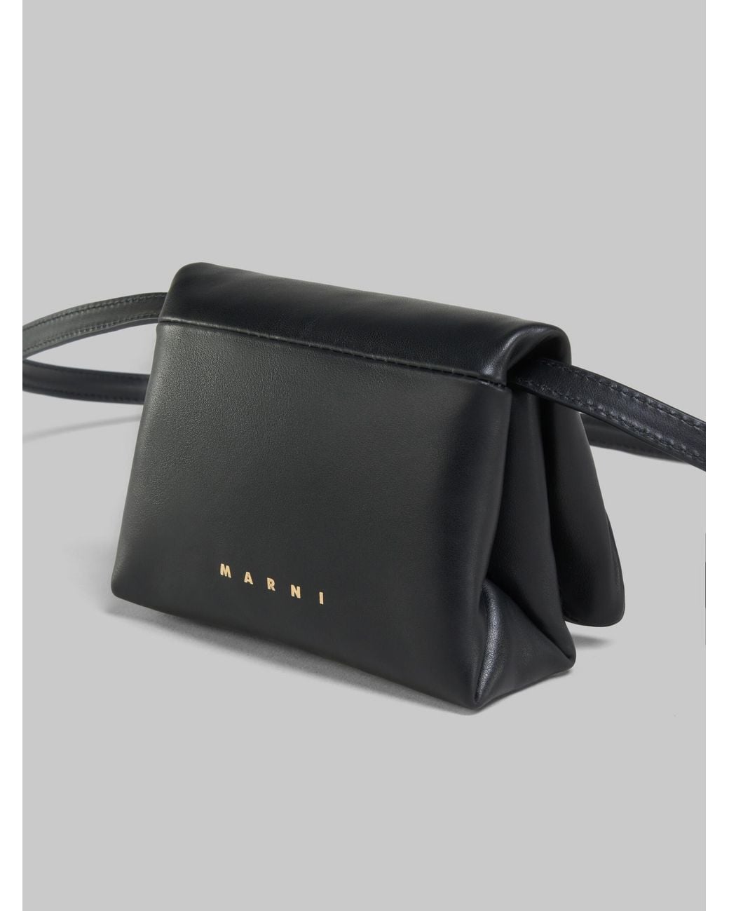 Marni Black Xaml Mini Clutch Bag
