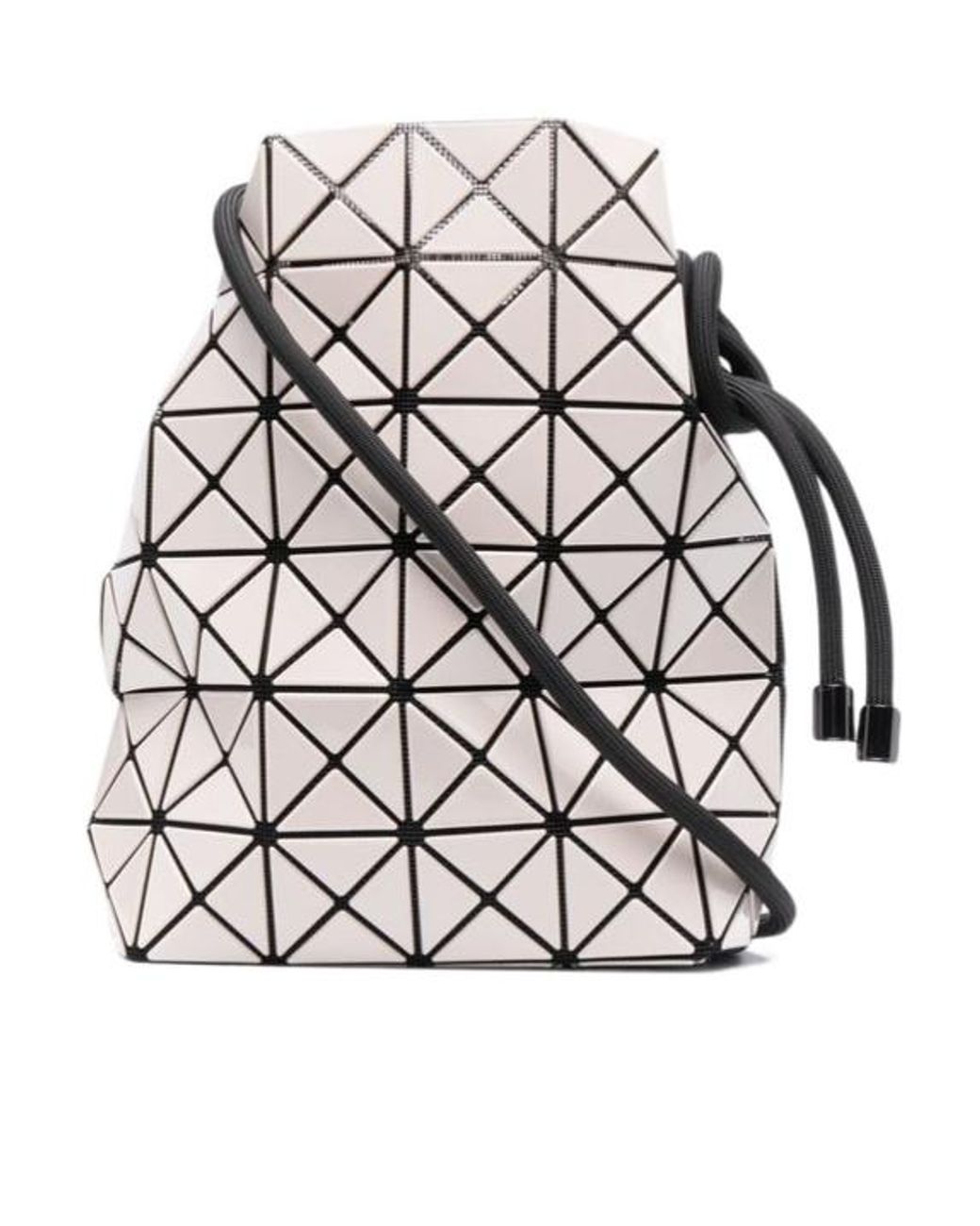 Issey Miyake Gray Drawstring Shoulder Bag