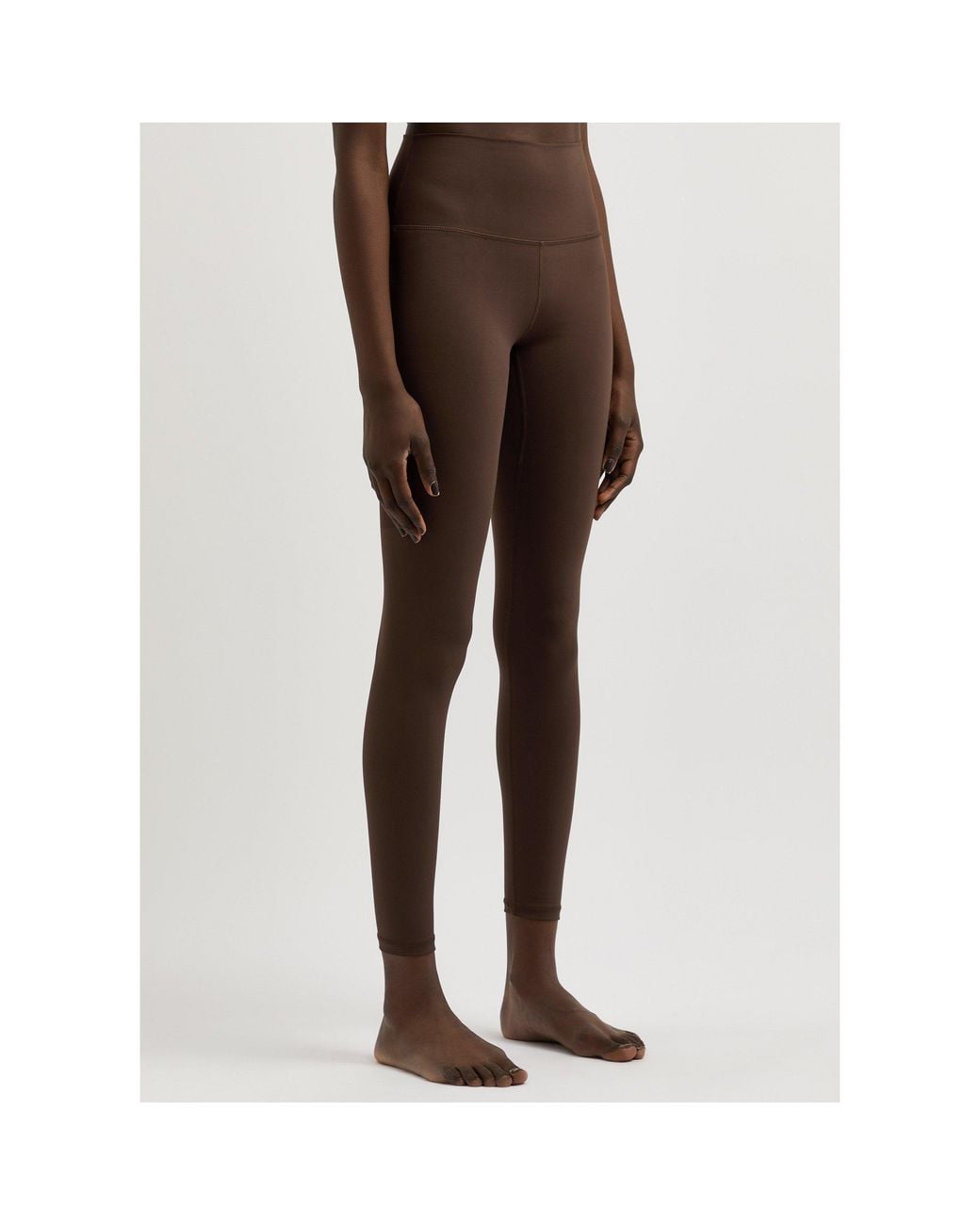 Varley Brown Stretchy Yoga Pants