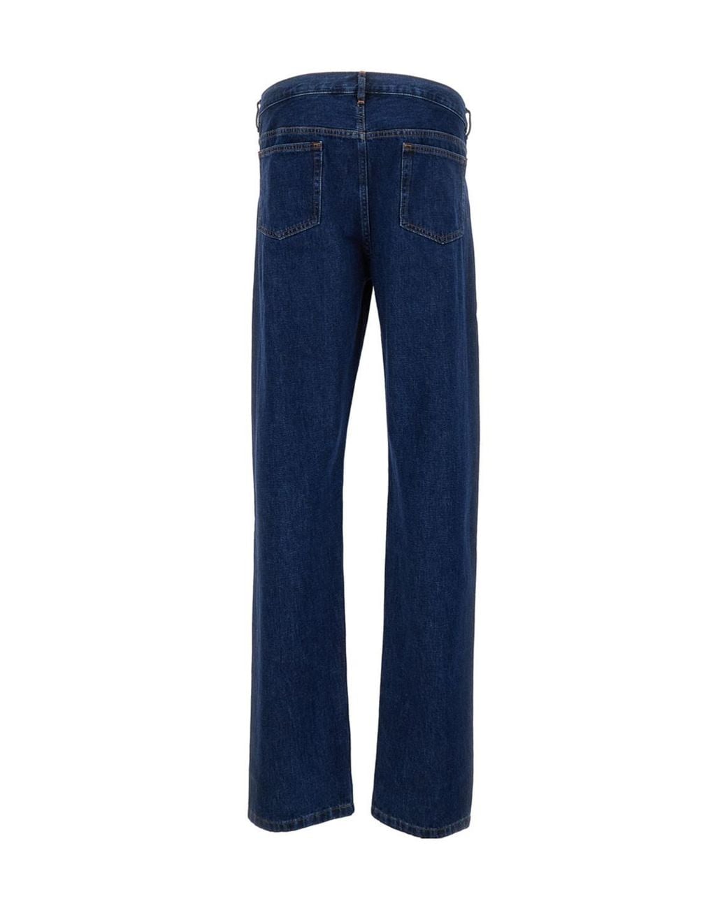 A.P.C. Blue Petit Mid-Waisted Slim-Fit Jeans for men