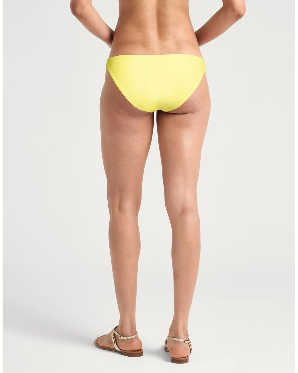 Isabel Marant Yellow Stretchy Fabric Bikinis