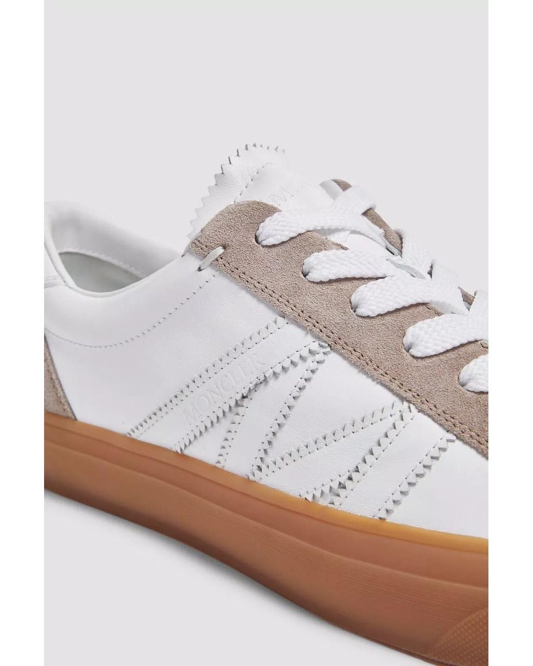 Moncler White Monaco M Trainers