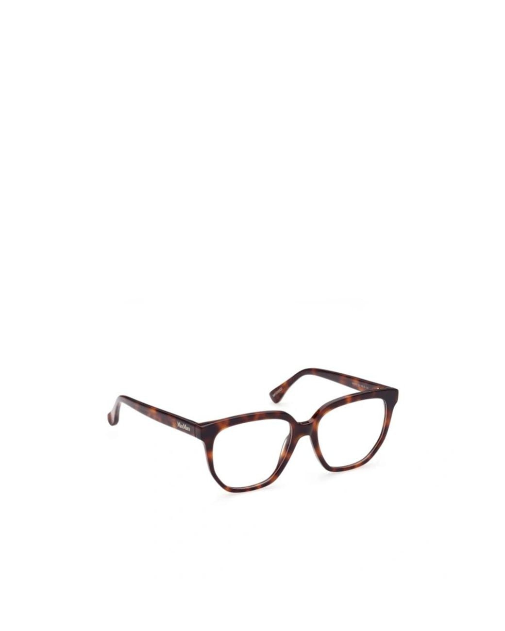 Max Mara White Square Frame Glasses