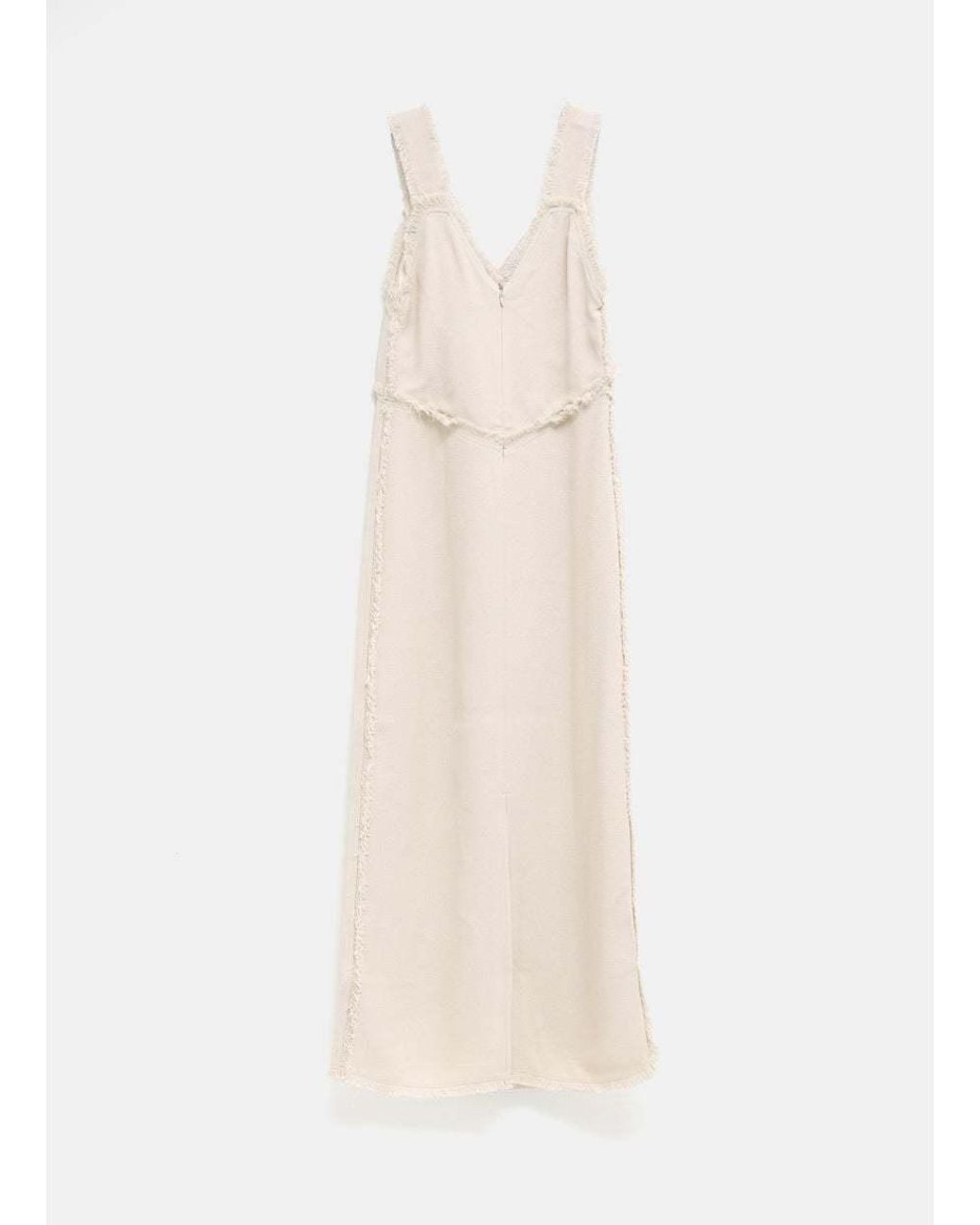 Totême White Guipure-Lace Cut-Out Dress
