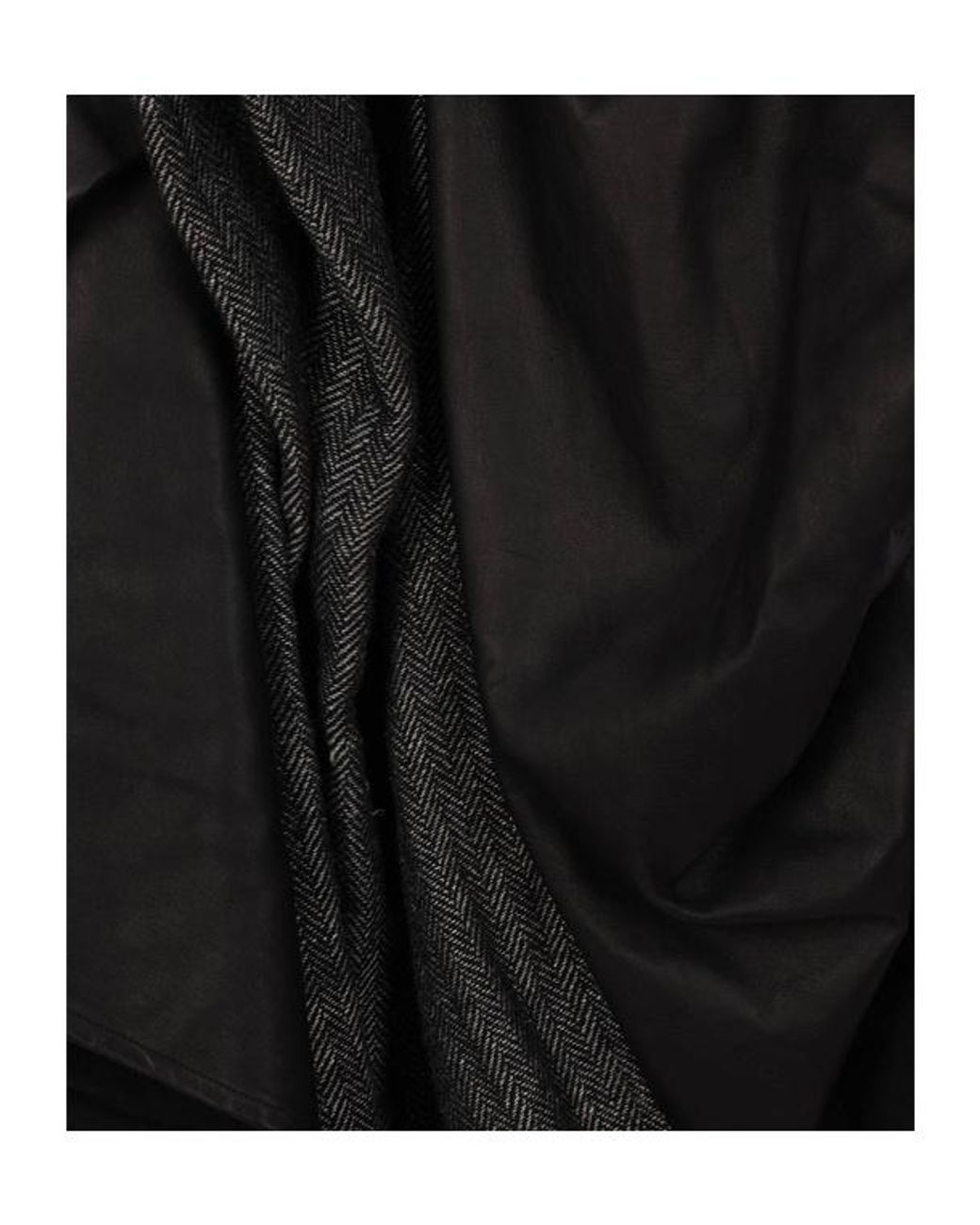 Yohji Yamamoto Black Asymmetric Hem Mini Dress