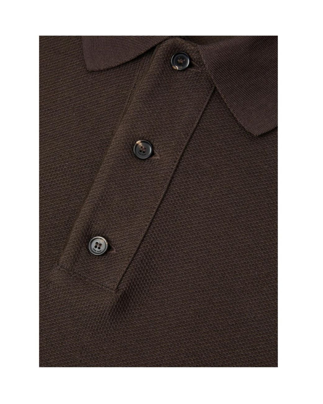 Loro Piana Brown Cerro Polo Shirt for men