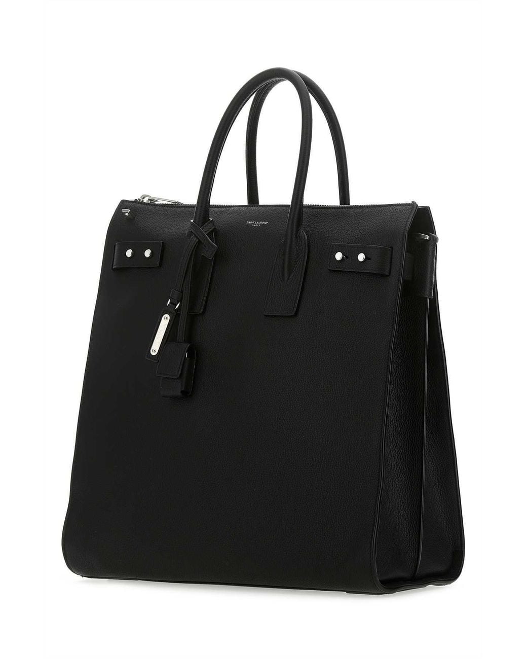 Saint Laurent Black Sac De Jour North/South Tote Bag for men