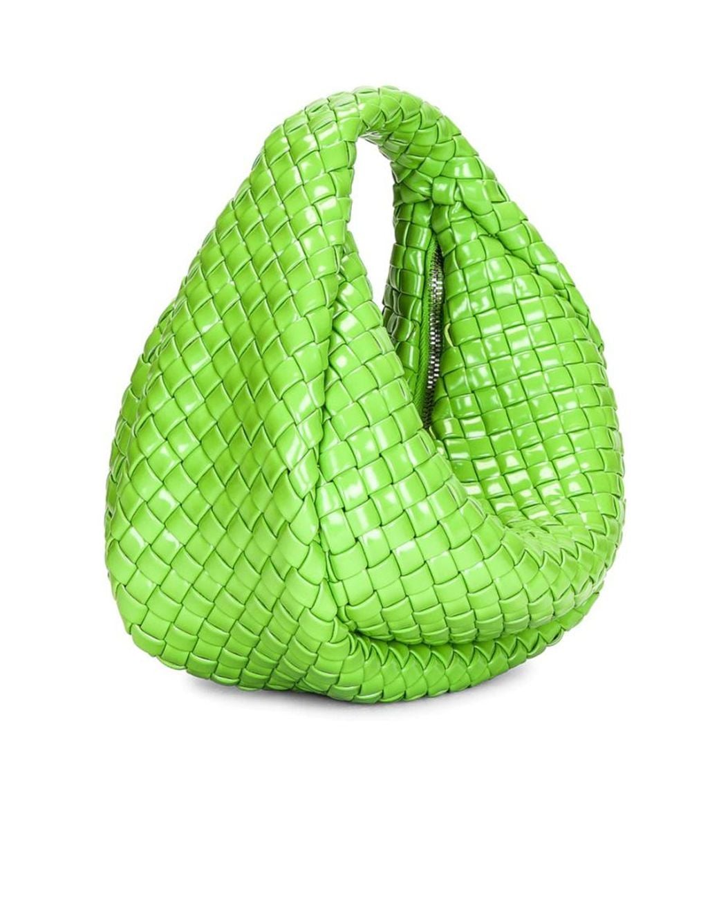 Bottega Veneta Green Leather Handbag