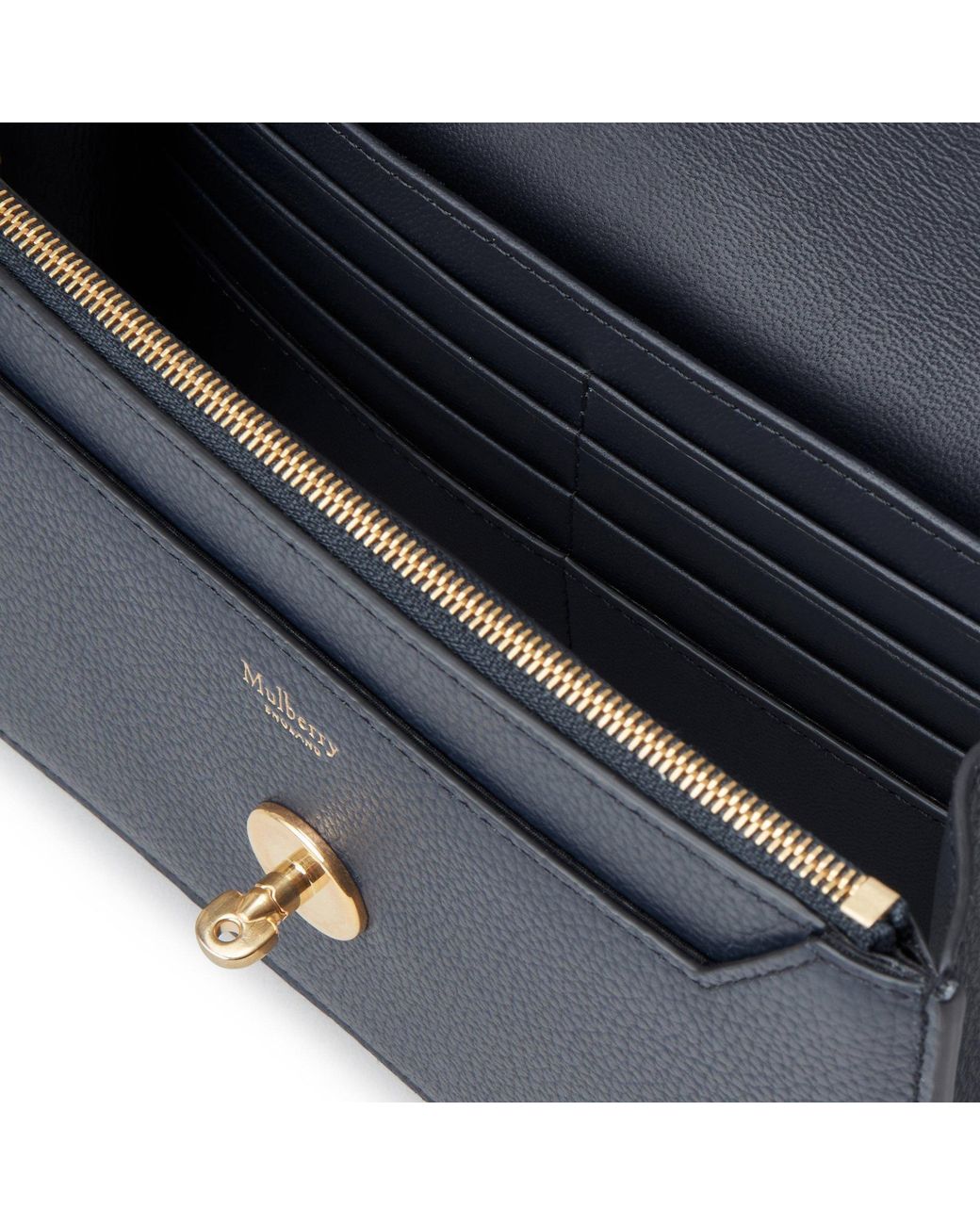 Mulberry Blue Classic Britishstyle Small Bag