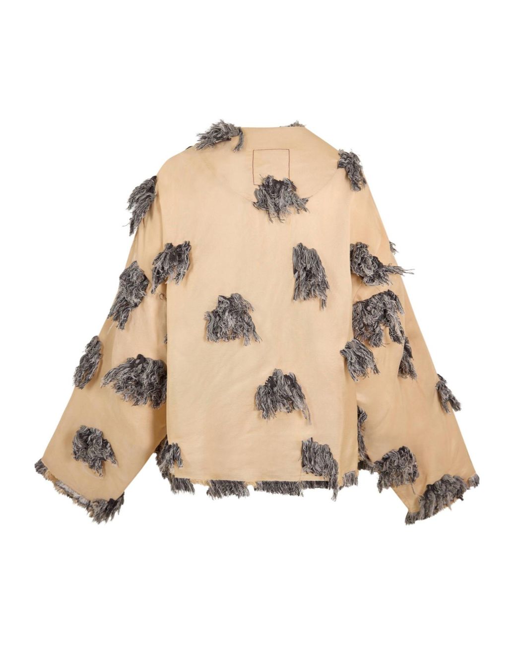 Uma Wang Natural V-Neck Cardigan Jacket