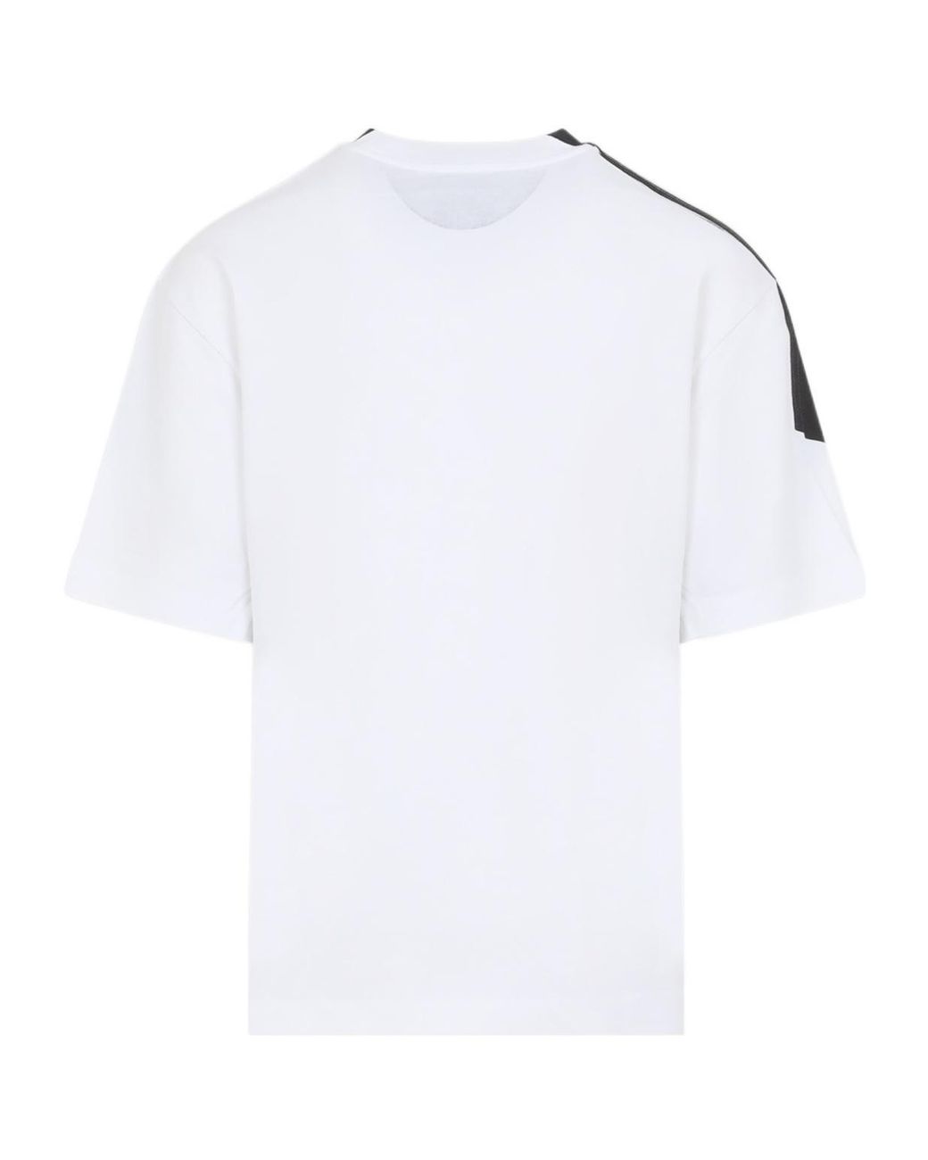 Off-White c/o Virgil Abloh Black Logo-Print Panelled T-Shirt for men