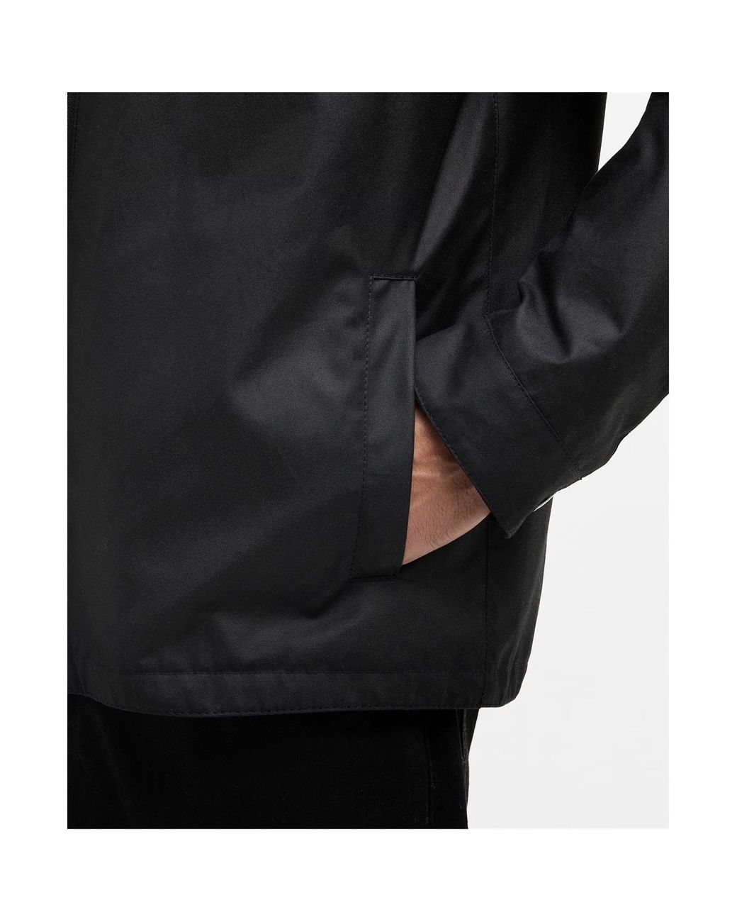 Barbour Black Zippered Long-Sleeved Casual Jacket for men