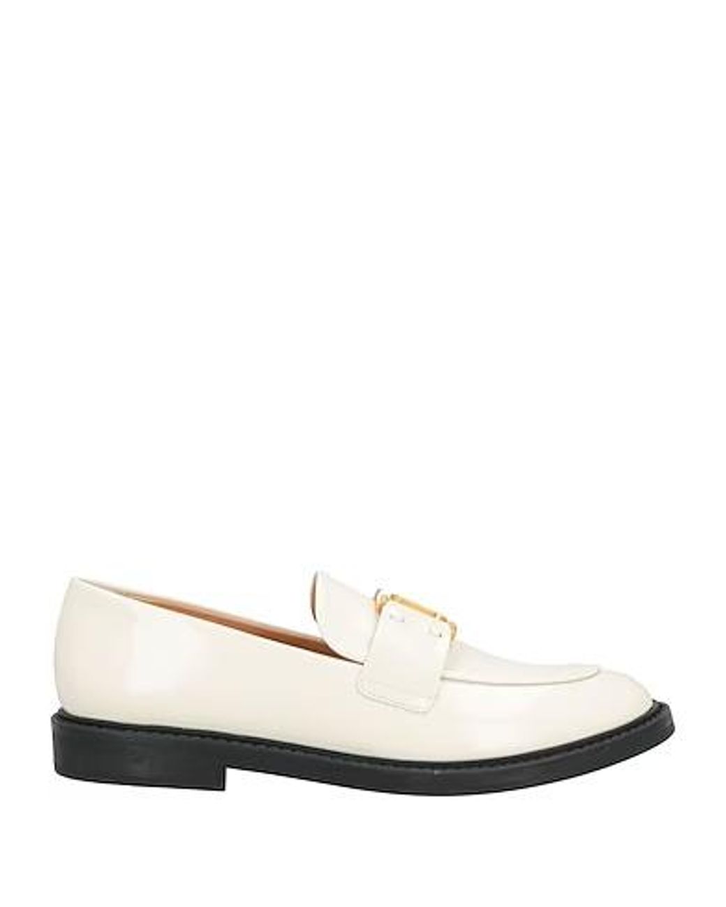 Chloé White Loafers Leather
