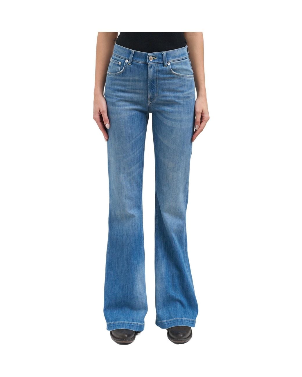 Dondup Blue Olivia Bootcut Jeans