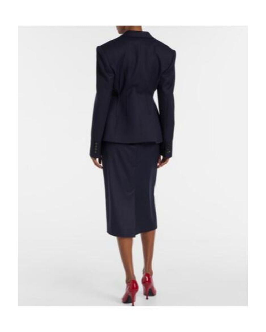 Stella McCartney Blue Wool Blazer