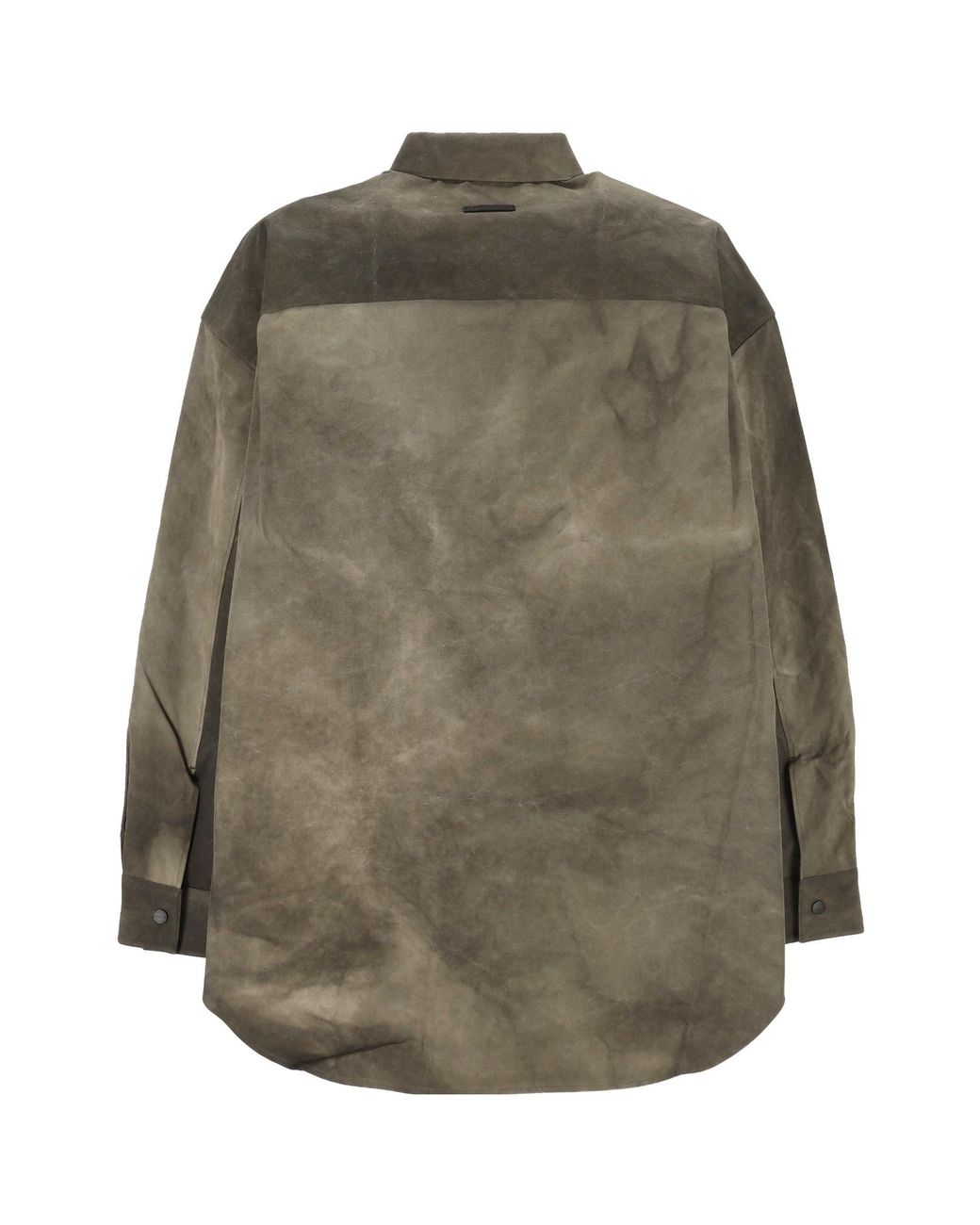 Fear Of God Gray Ombre Effect Oversized Shirt for men