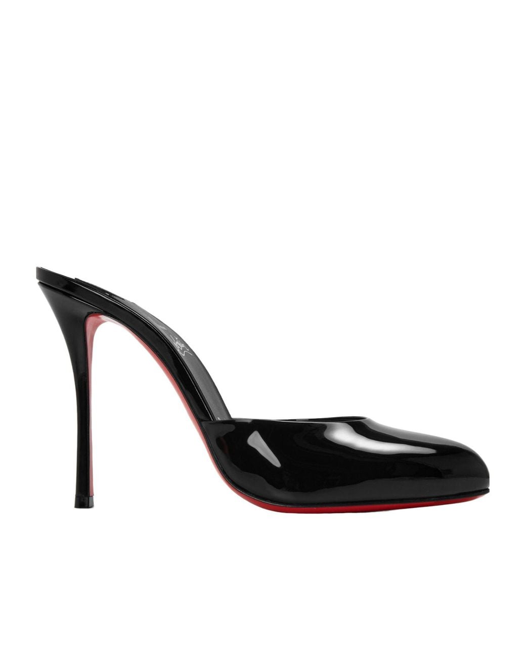 Boss Black Roundtoe Backless Thin Stiletto Heel