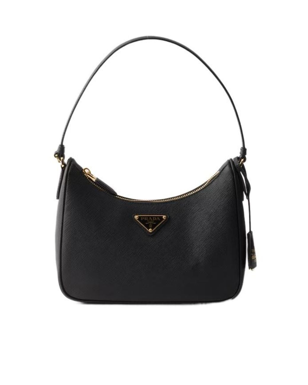 Prada Black Zippered Handbag