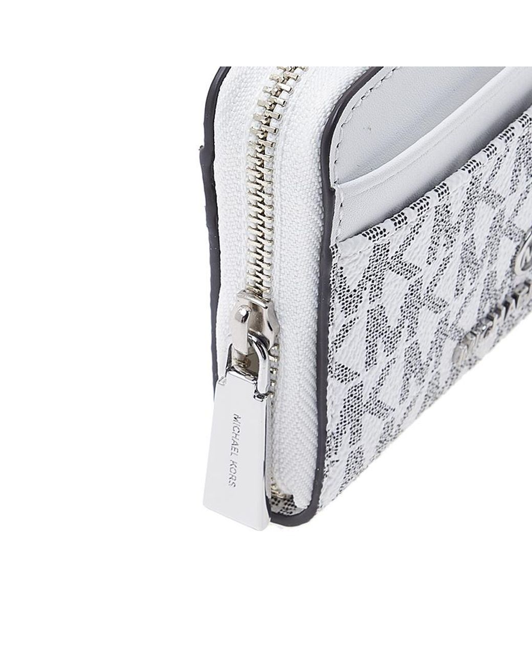 Michael Kors White Zipper Wallet