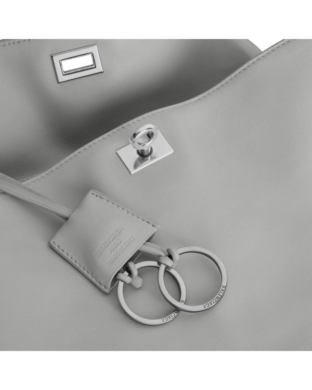 Balenciaga Gray Rodeo Handbag Medium