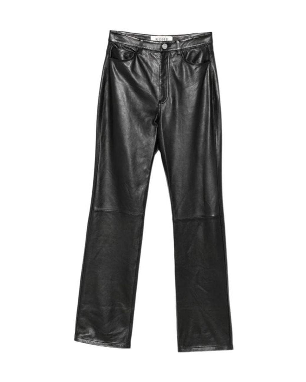 Rohe Gray Straight-Leg Casual Trousers