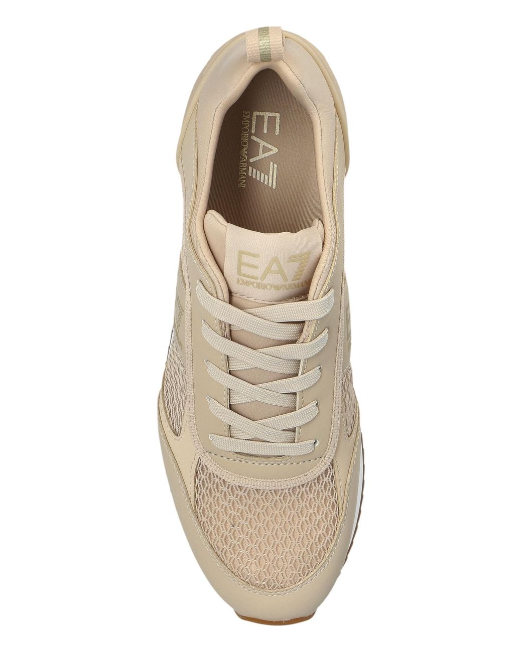 EA7 Multicolor Mesh Panelled Lace-Up Running Shoes