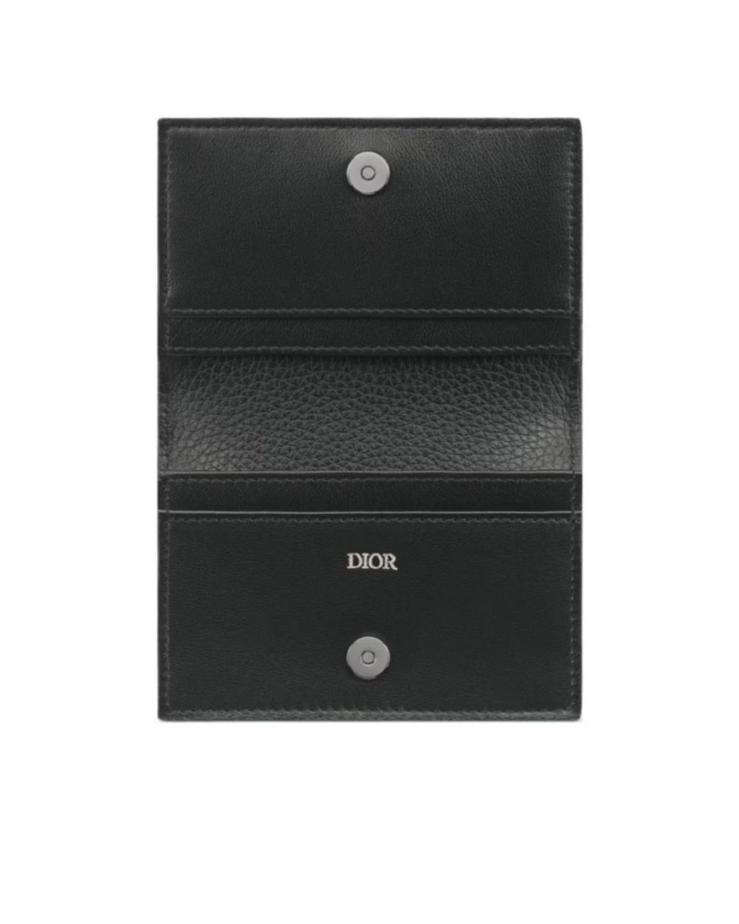 Dior Black Saddle Business Card Holder for men