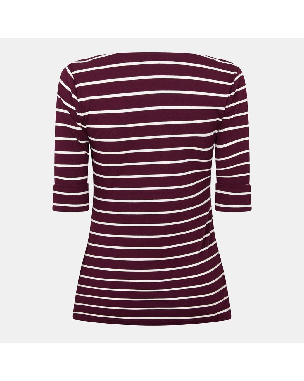 Ralph Lauren Red Striped Short-Sleeved T-Shirt