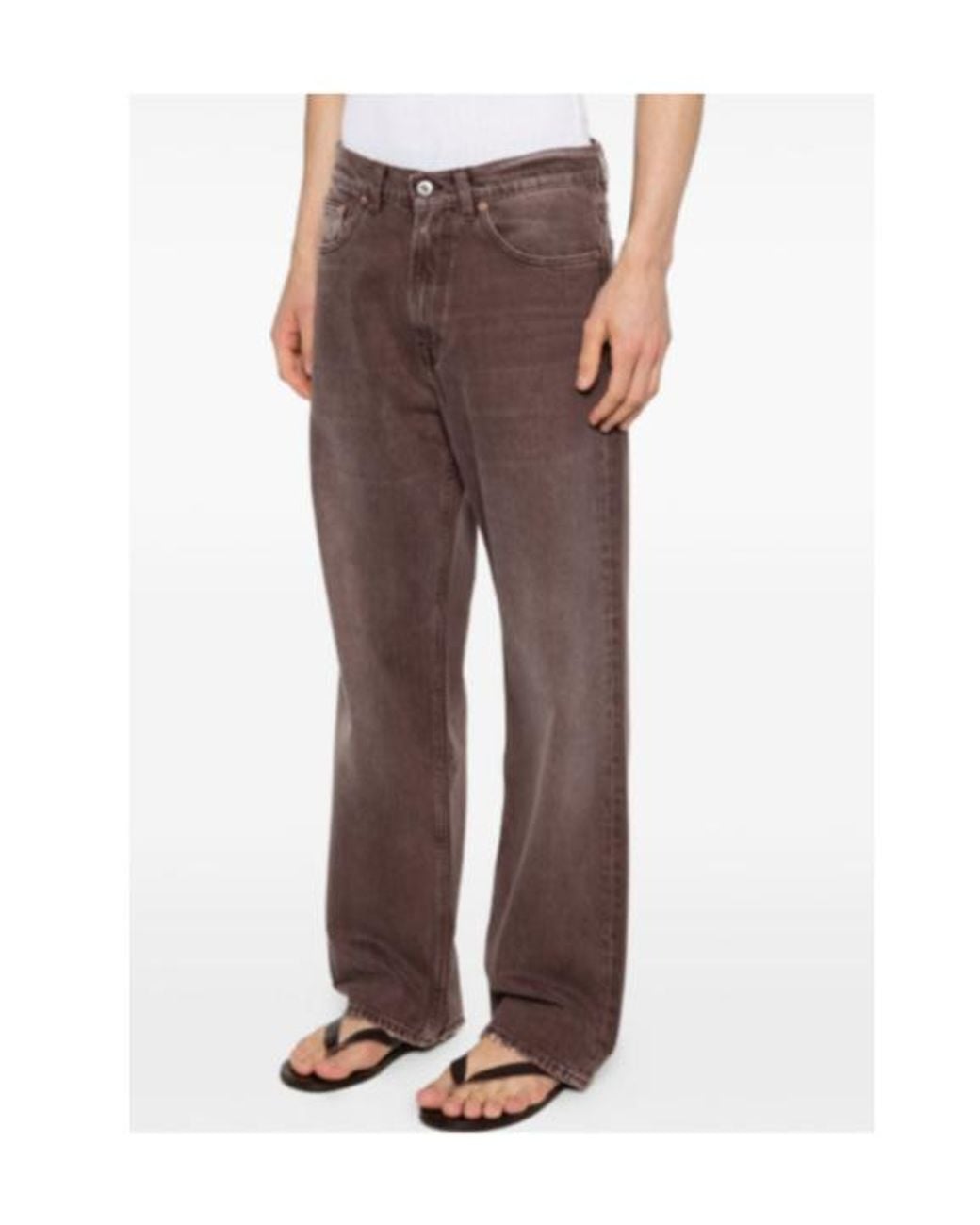 Our Legacy Brown Belt Loop Jeans for men