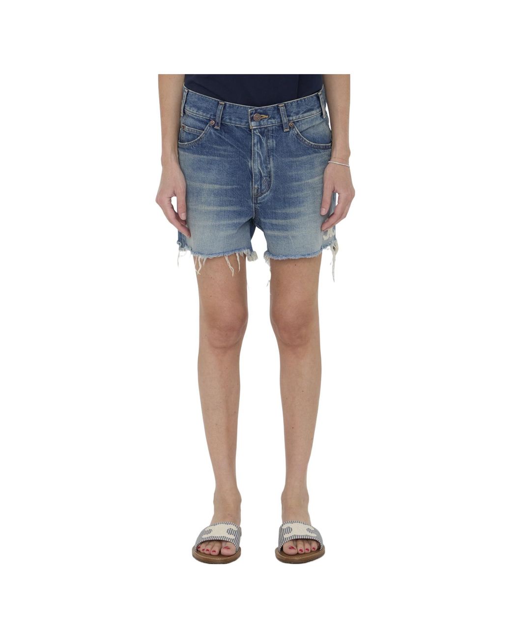 Céline Blue Skate Shorts