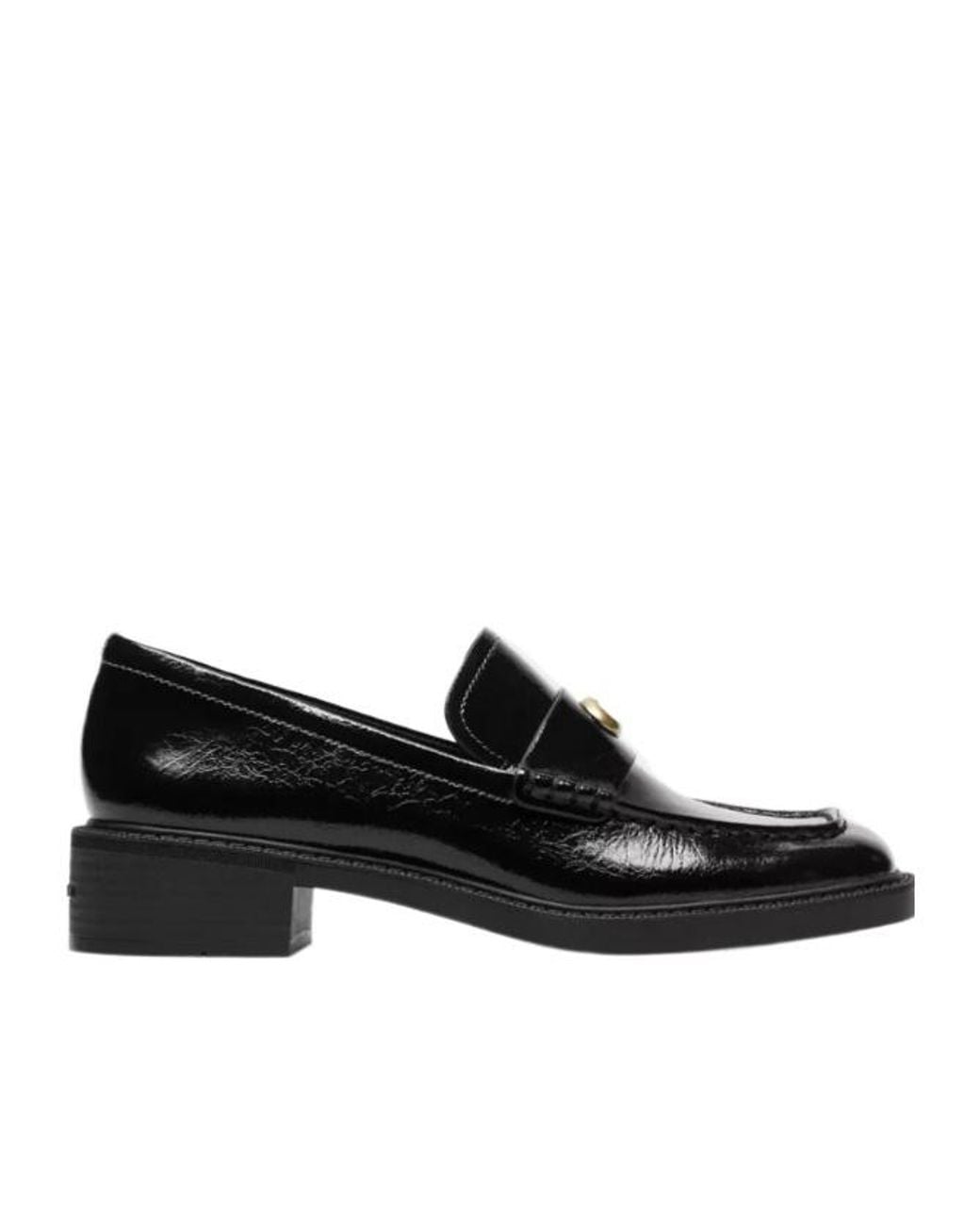 COACH Black Penny Loafer
