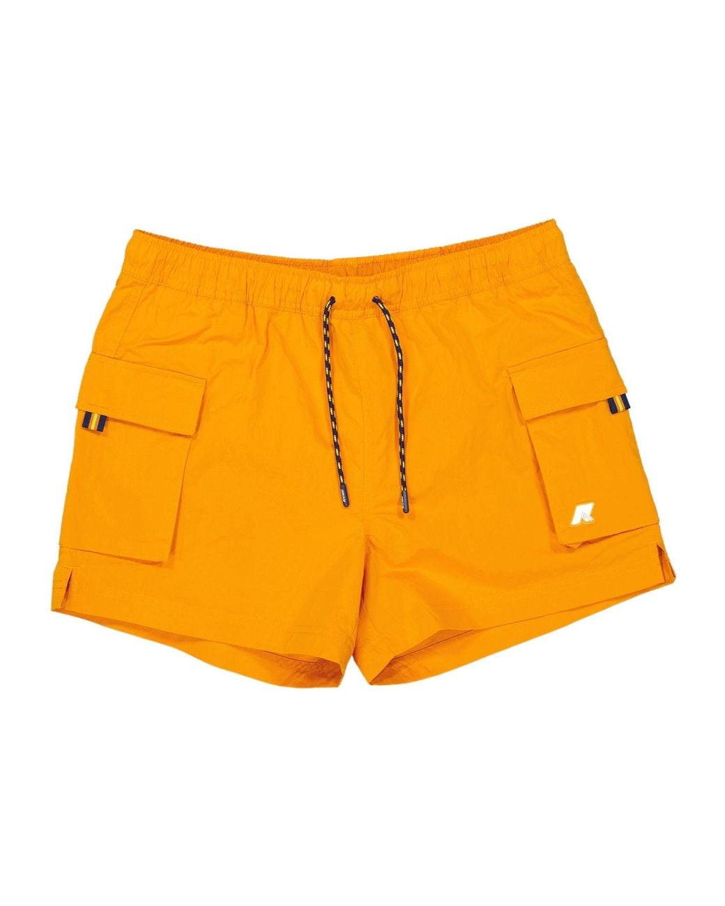 K-Way Yellow Mellow Cargo Swim Shorts for men