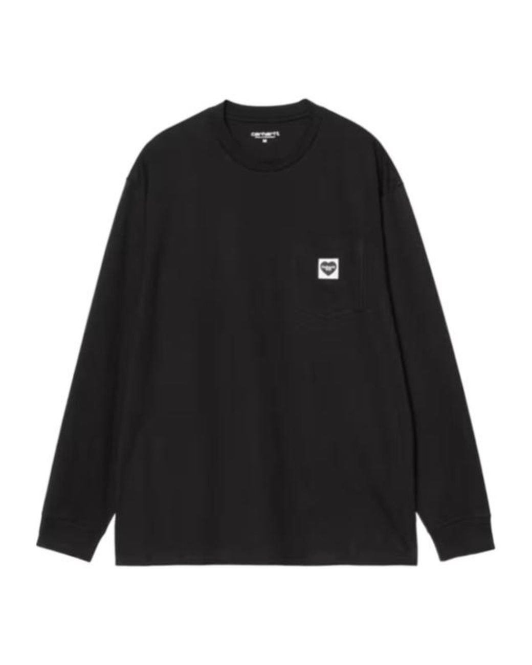 Carhartt Black Pocket Heart Long-Sleeve T-Shirt for men