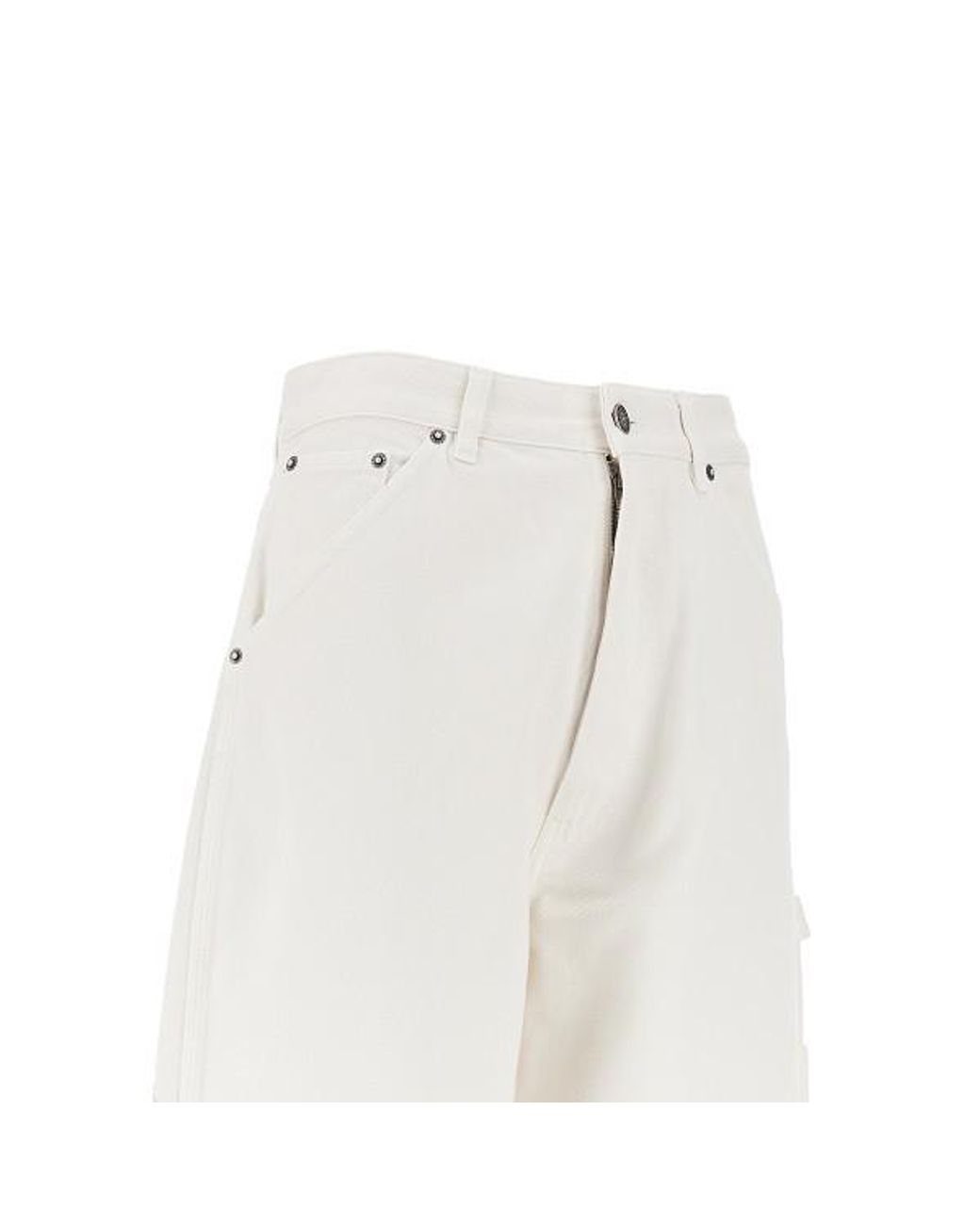 Phoebe Philo White Carpenter Shorts