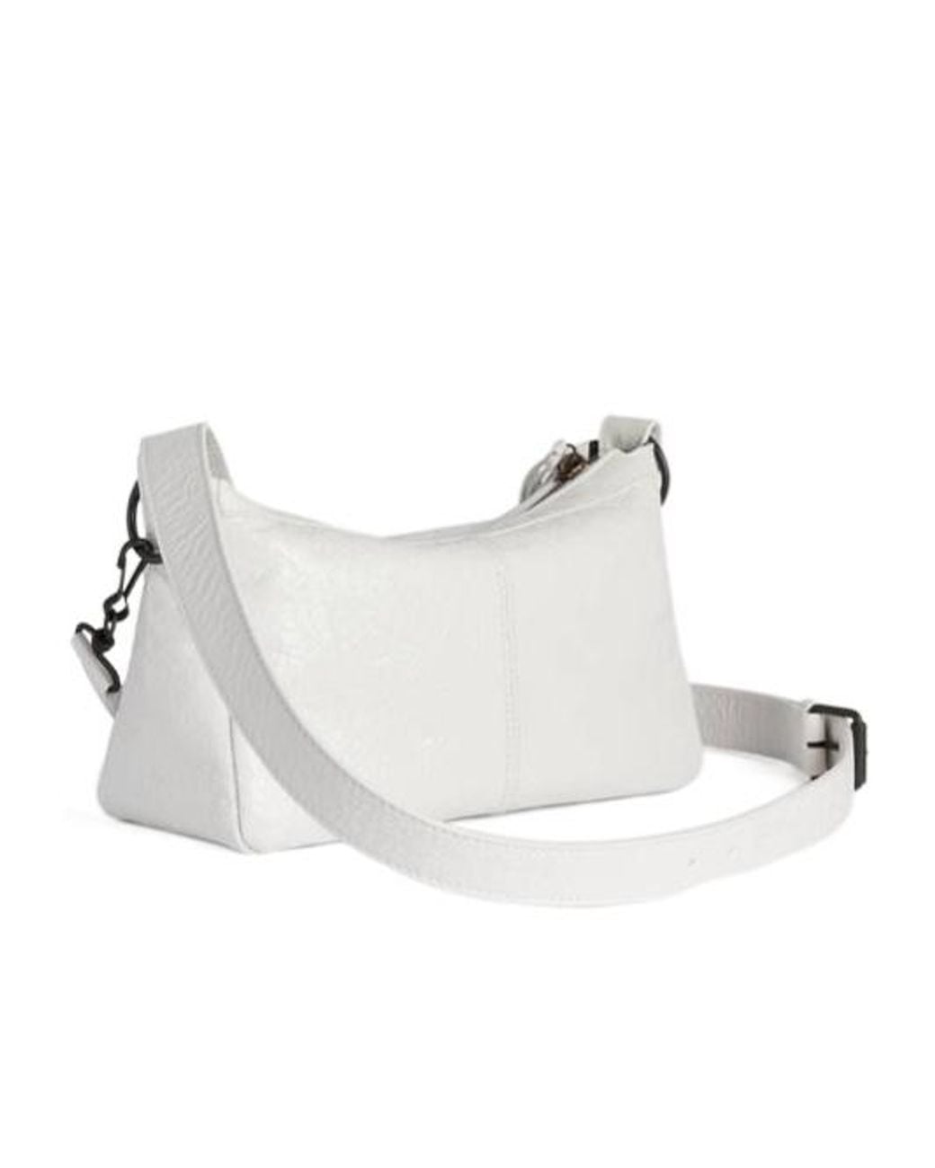 Balenciaga White Le City Moto Mini Shoulder Bag